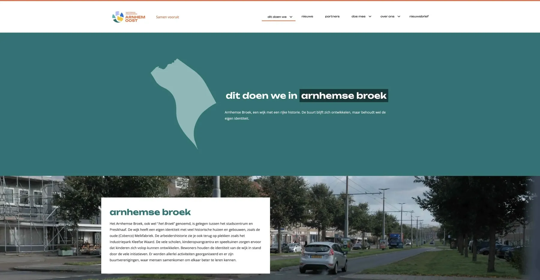 Nationaal Programma Arnhem-Oost, beeld 2 uit het project