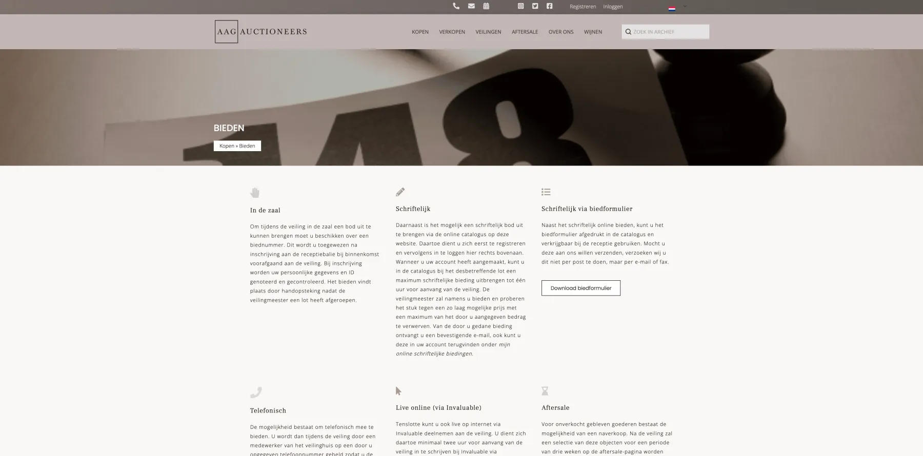 Veilinghuis AAG, beeld 3 uit het project